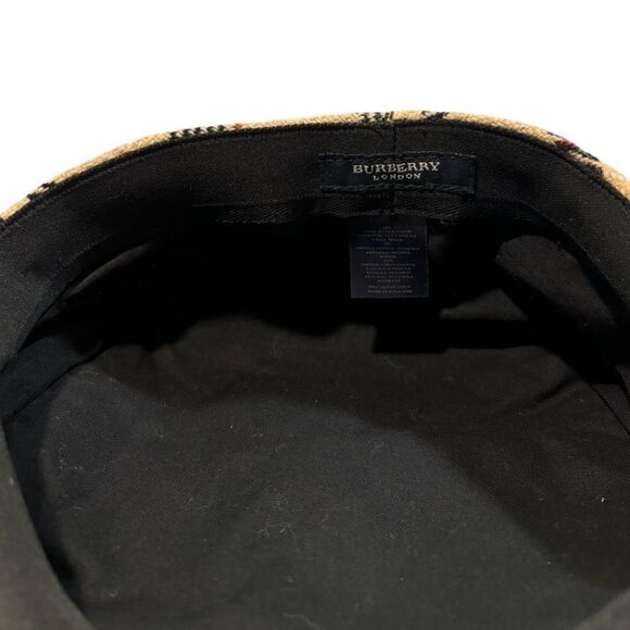 BURBERRY London Wool Cap - Picture 5 of 9
